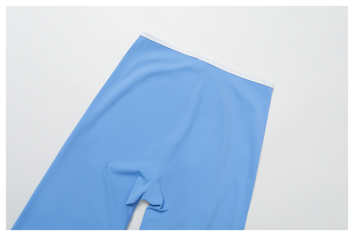 Color Block High-Waist Flare Pants 2017