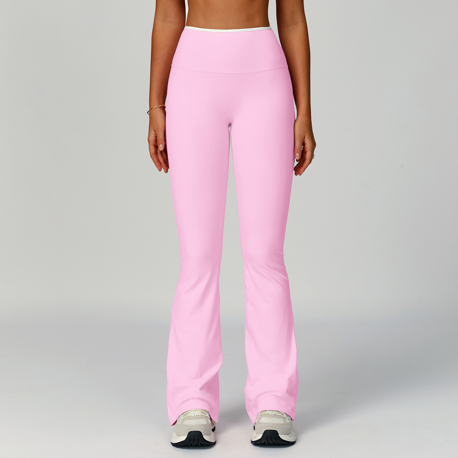 High-Waist Quick-Dry Yoga Flare Pants 9238