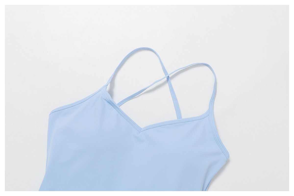 Crisscross Back Anti-Chafe Sports Dress 3076
