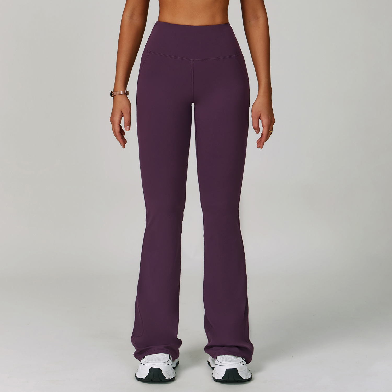 High-Waist Butt-Lifting Wide-Leg Flare Pants 3091
