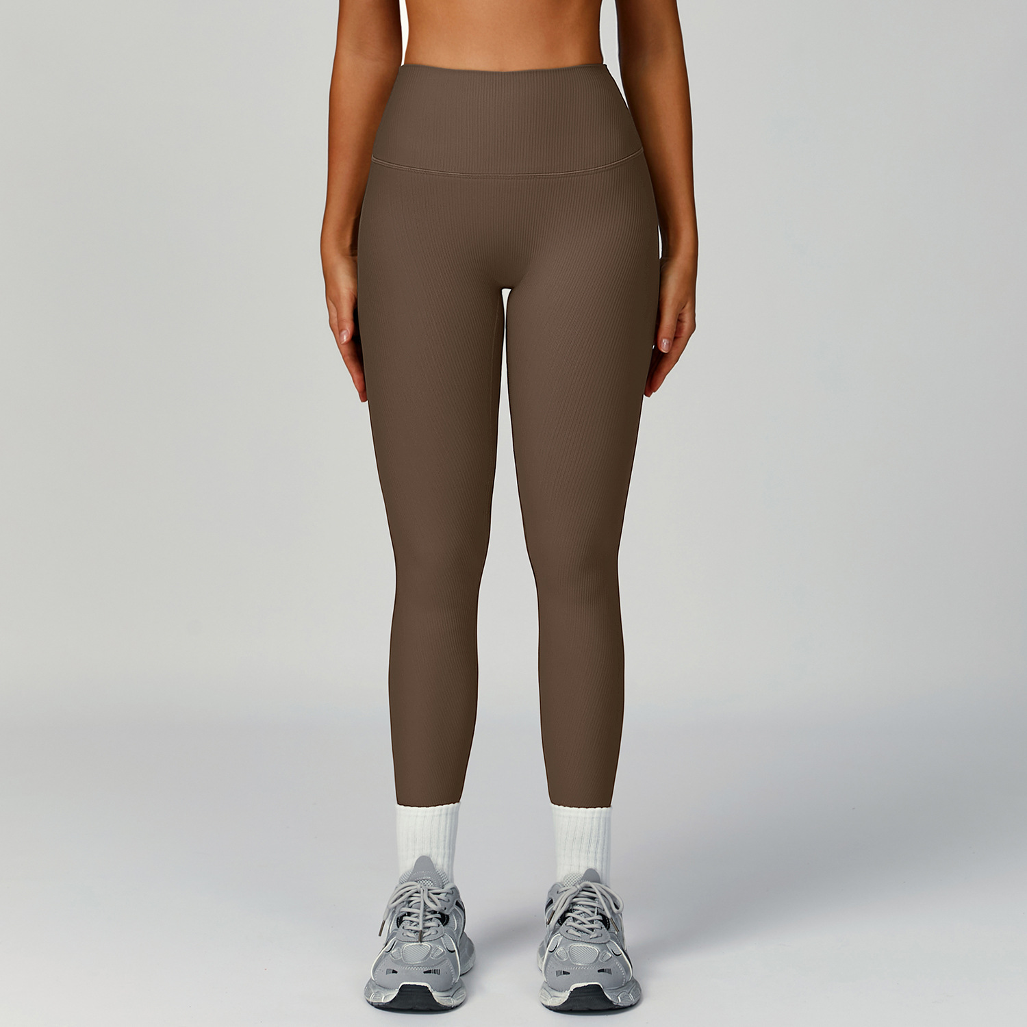 Ribbed High-Waist Butt-Lifting Yoga Pants 3093