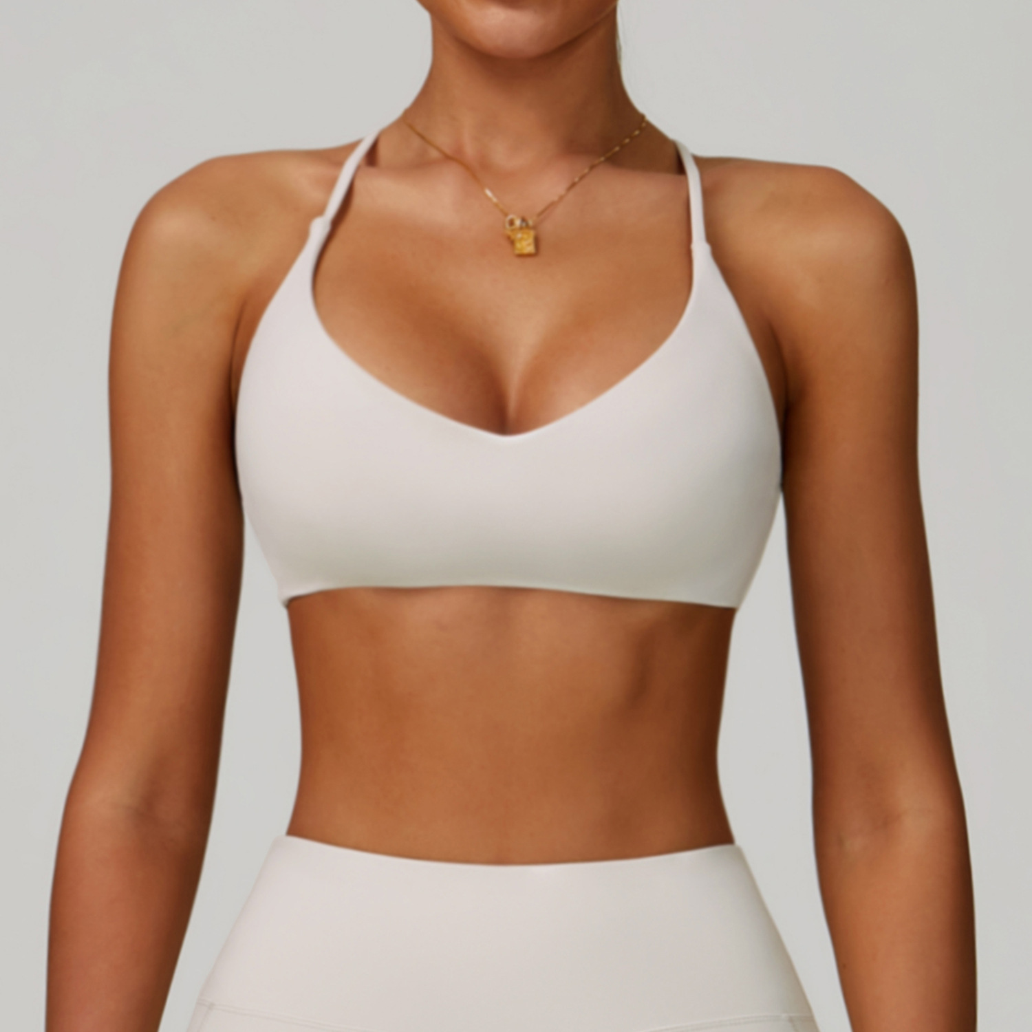 Quick-Dry Crisscross Back Yoga Bra 3091