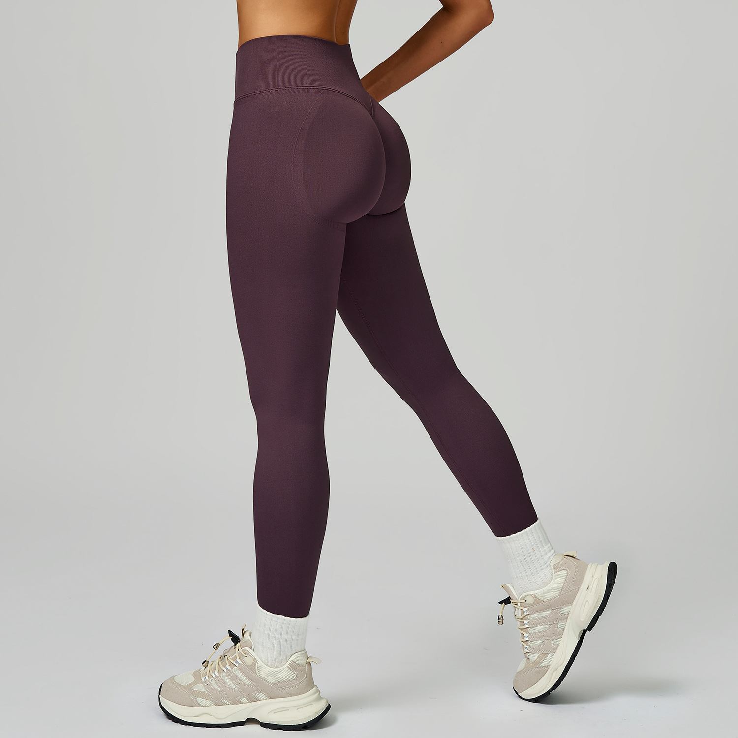 Seamless Color Block Yoga Pants 9245