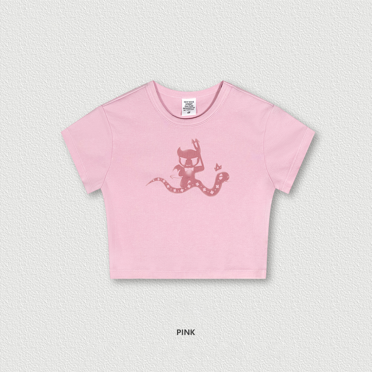 Fitted Regular Shoulder Top T-Shirt BE7506