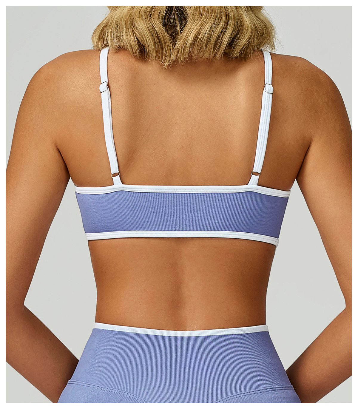Seamless Hollow-Out Back Yoga Bra 9245