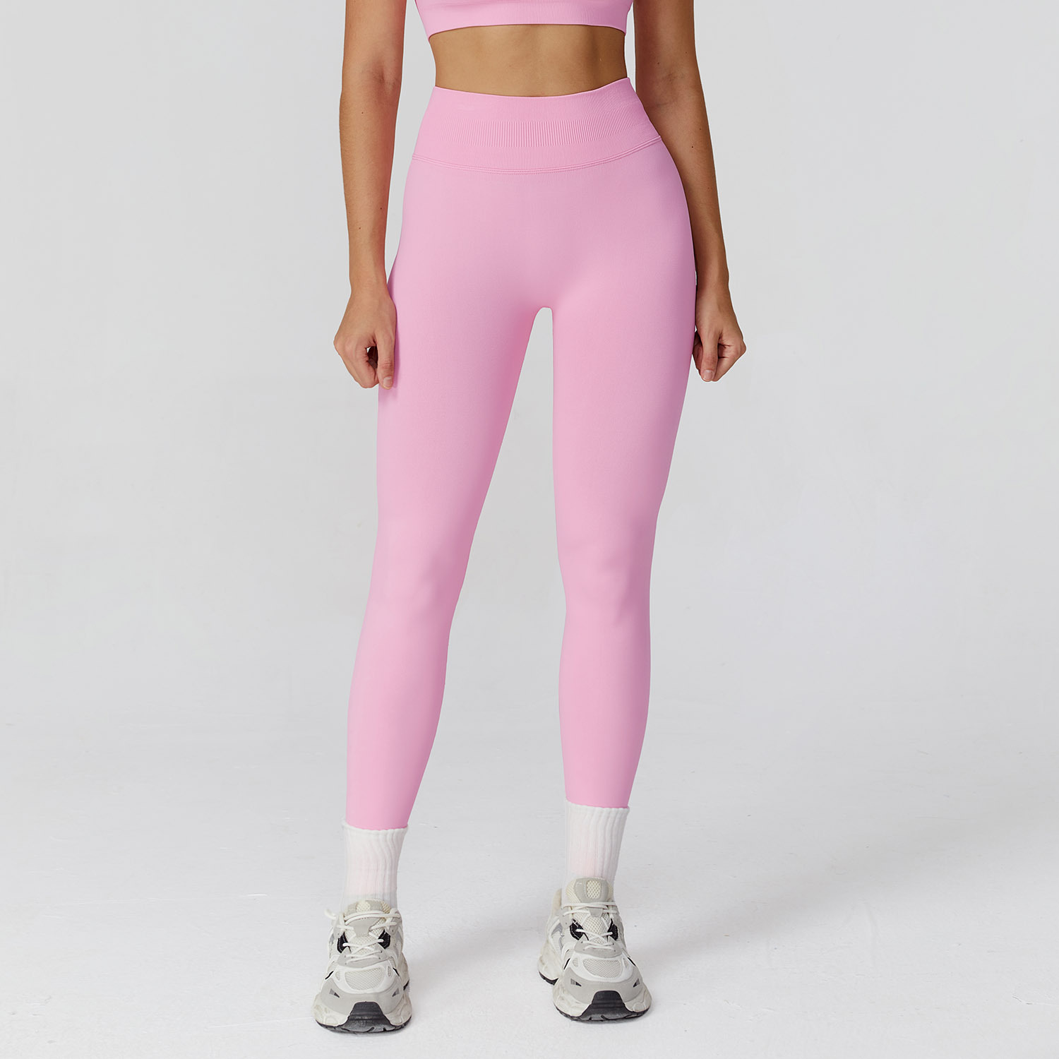 Seamless High-Waist Sports Pants 7026