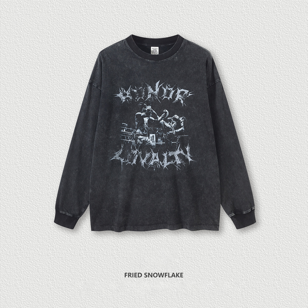 Unisex Dark Washed Long Sleeve BE5608