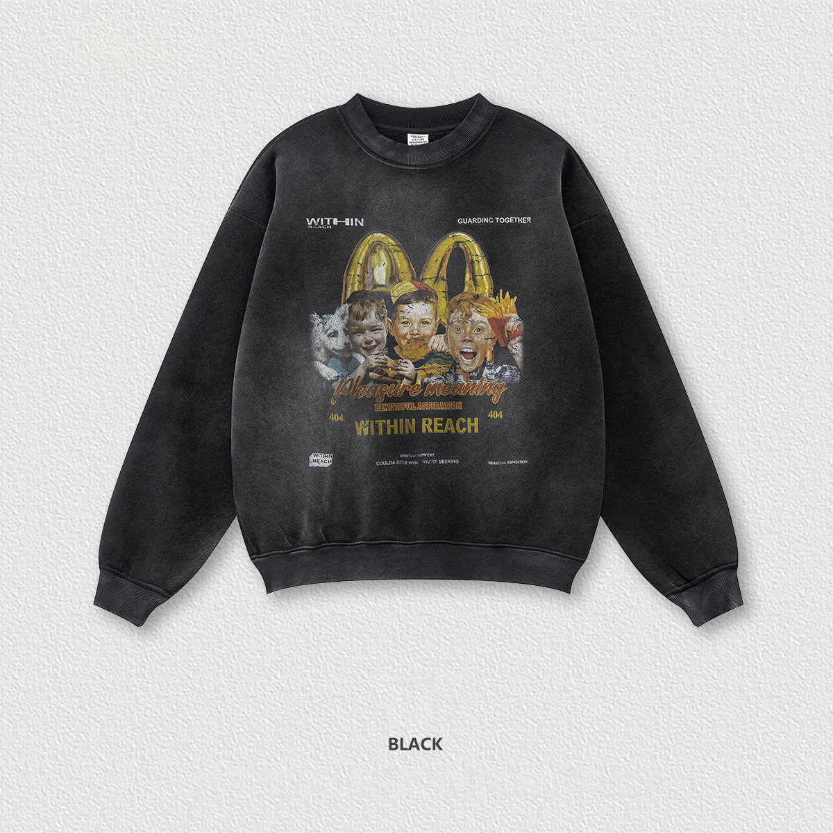Loose Fun Washed Crewneck Top BE5700
