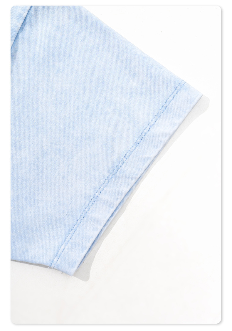 Outdoor Washed Letter Short Sleeve BE4482
