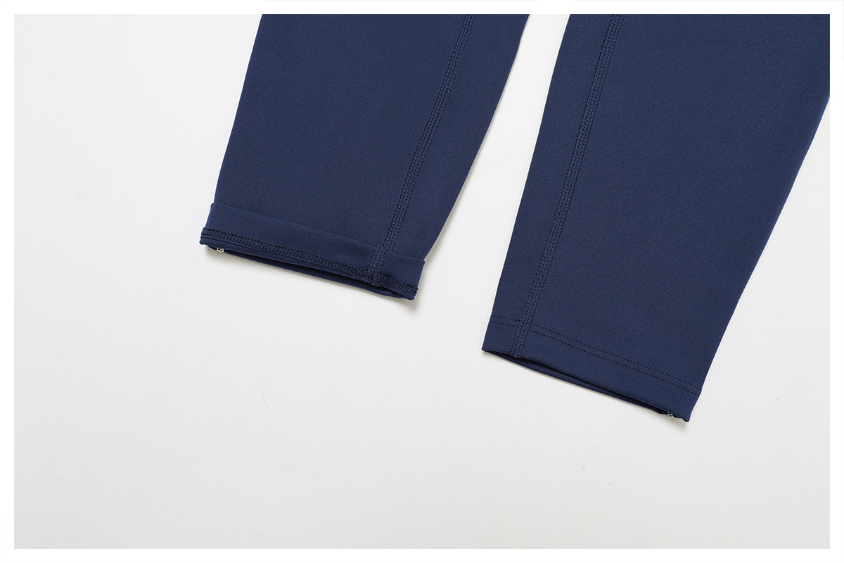  Brushed Folded High-Waisted Yoga Pants 7028