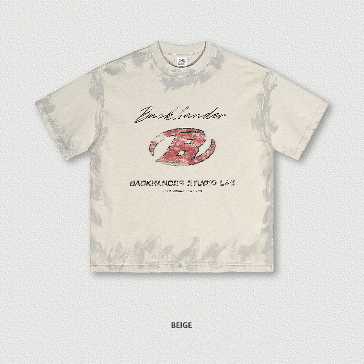 Vintage Crewneck Short Sleeve Loose T-Shirt BE7509