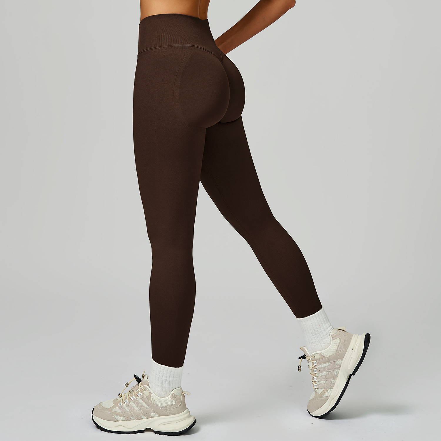 Seamless Color Block Yoga Pants 9245