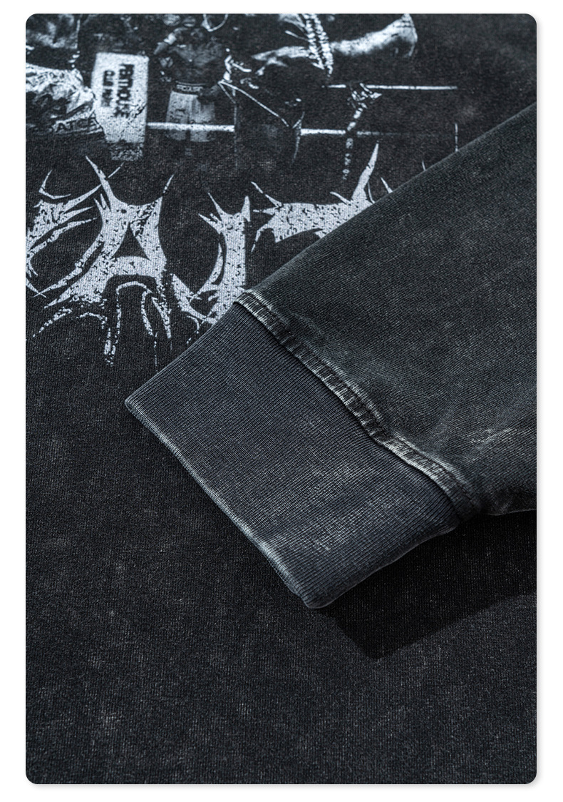Unisex Dark Washed Long Sleeve BE5608