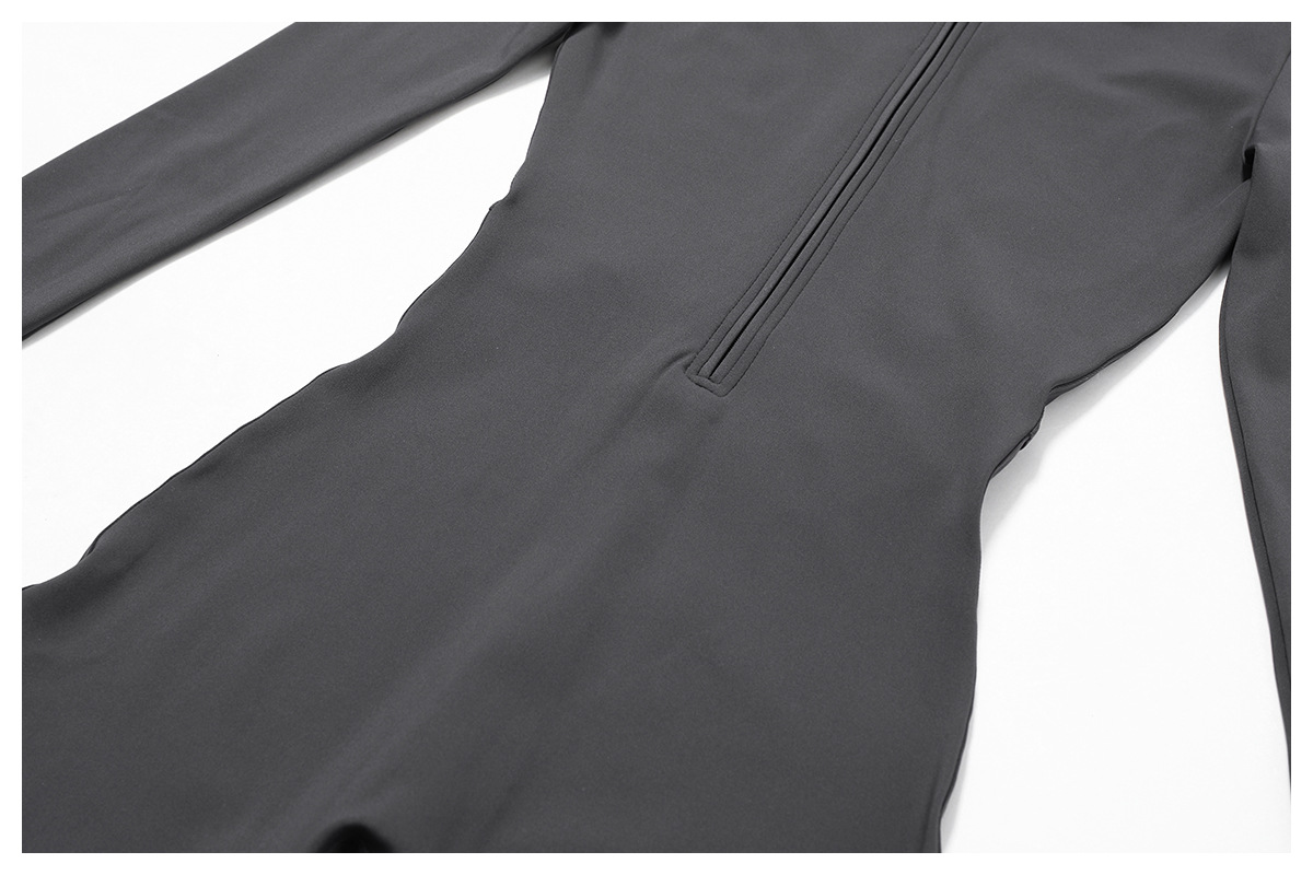 Winter & Autumn Tight Fleece-Lined Yoga Bodysuit 8445