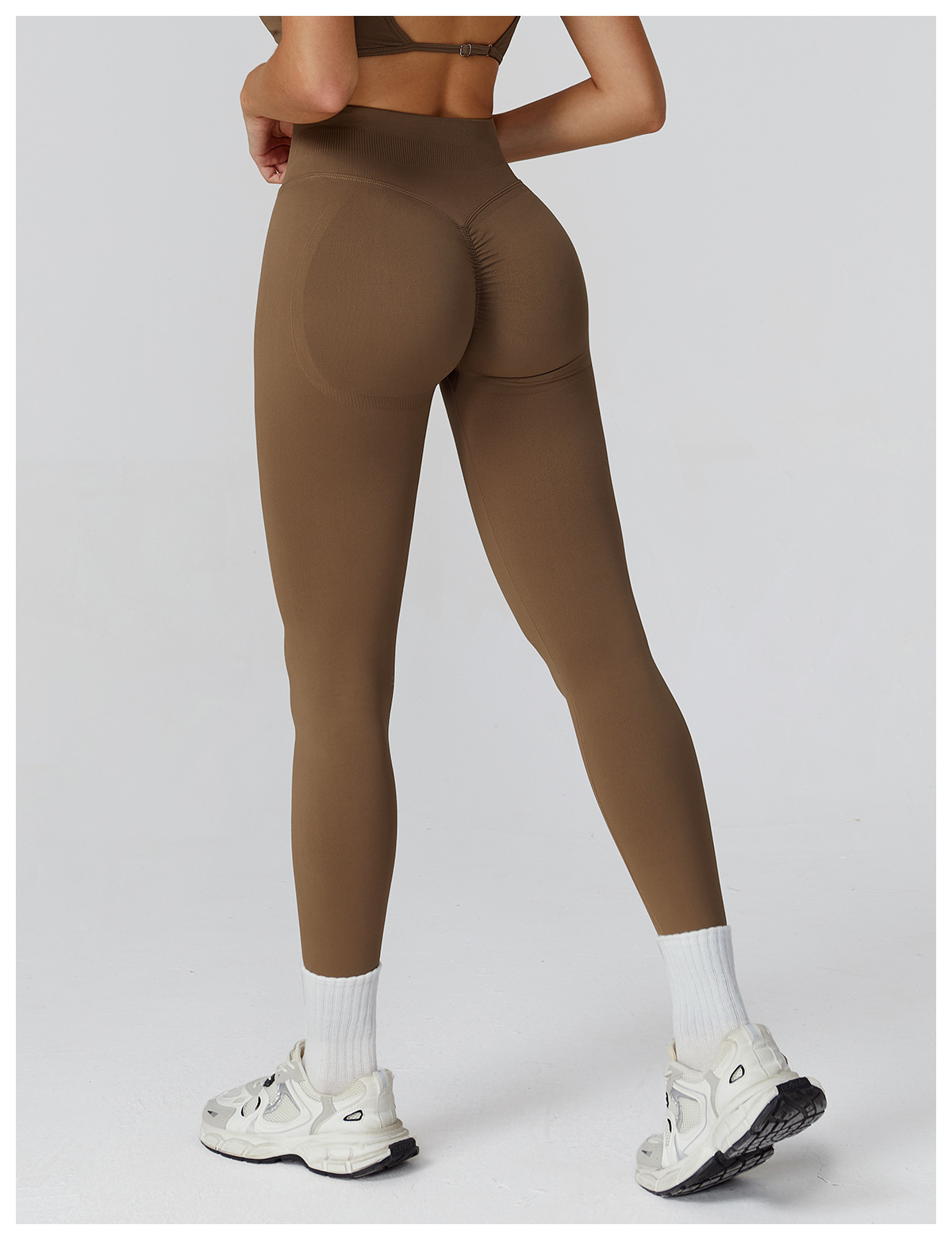 Seamless High-Waist Sports Pants 7026