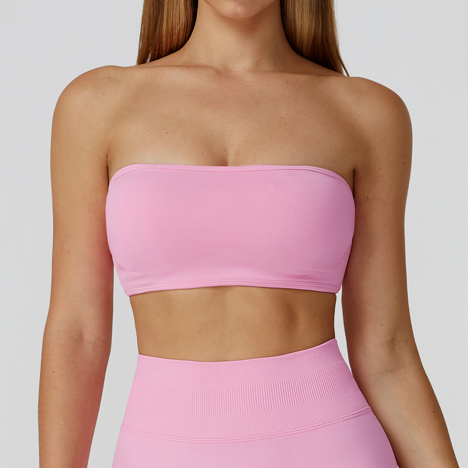 Seamless Bandeau Yoga Bra 7026