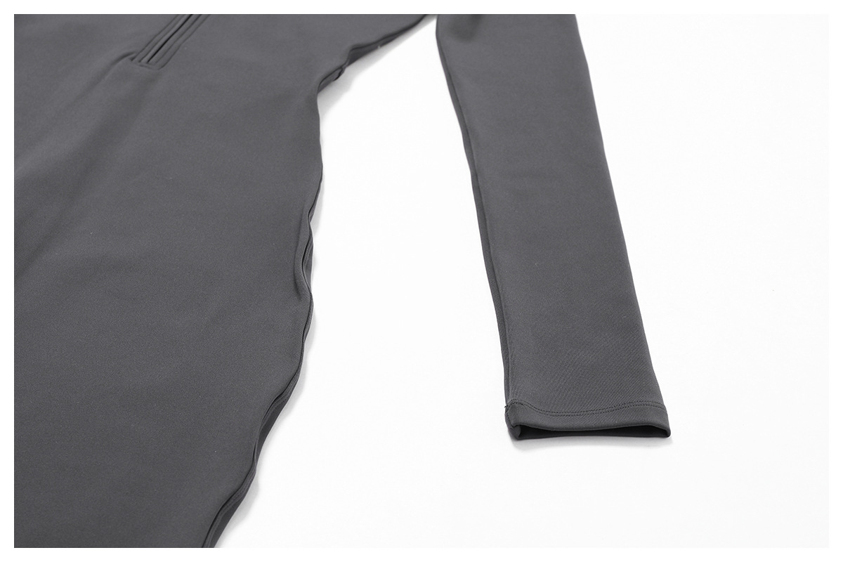 Winter & Autumn Tight Fleece-Lined Yoga Bodysuit 8445