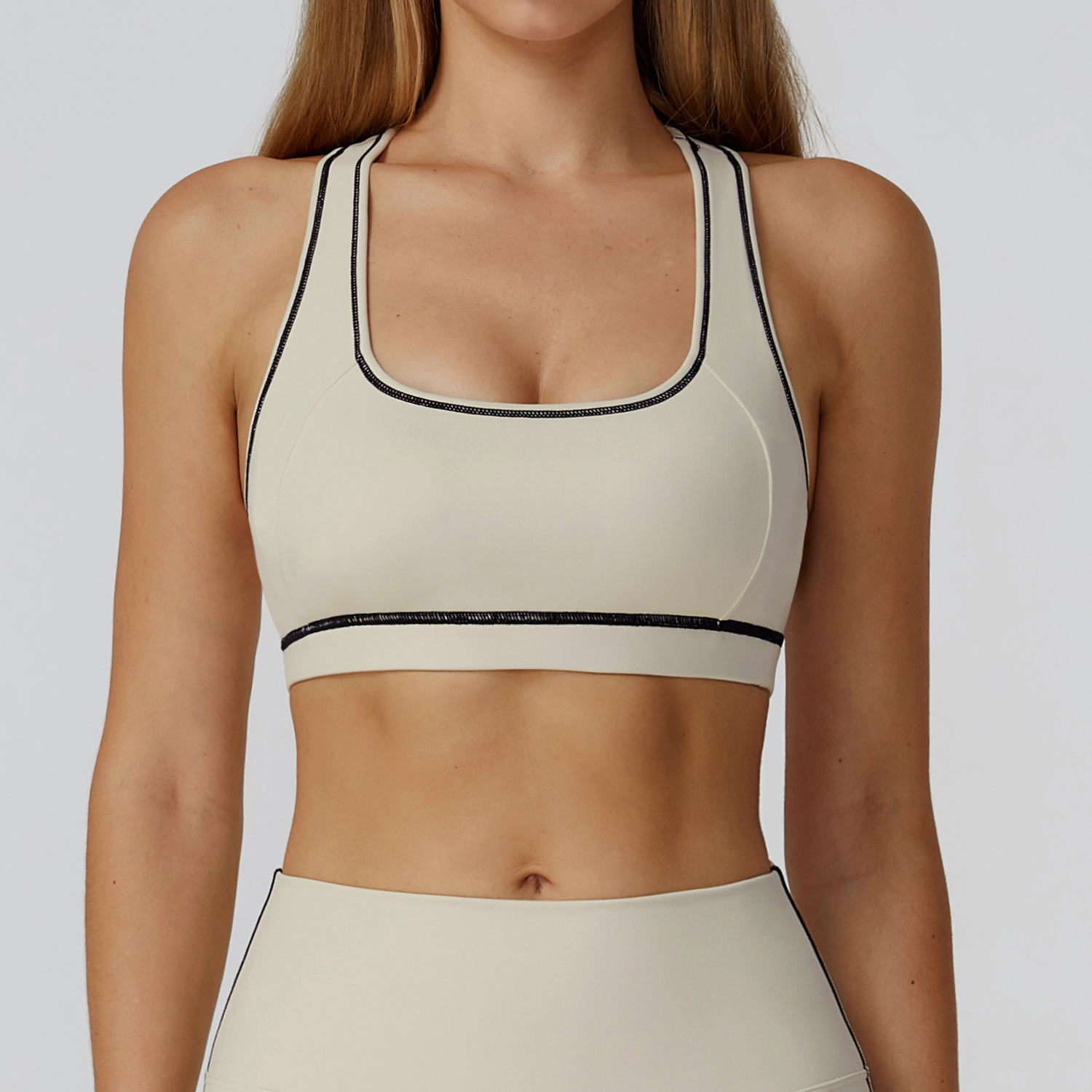 Fleece-Backed Backless Sports Tank 2036