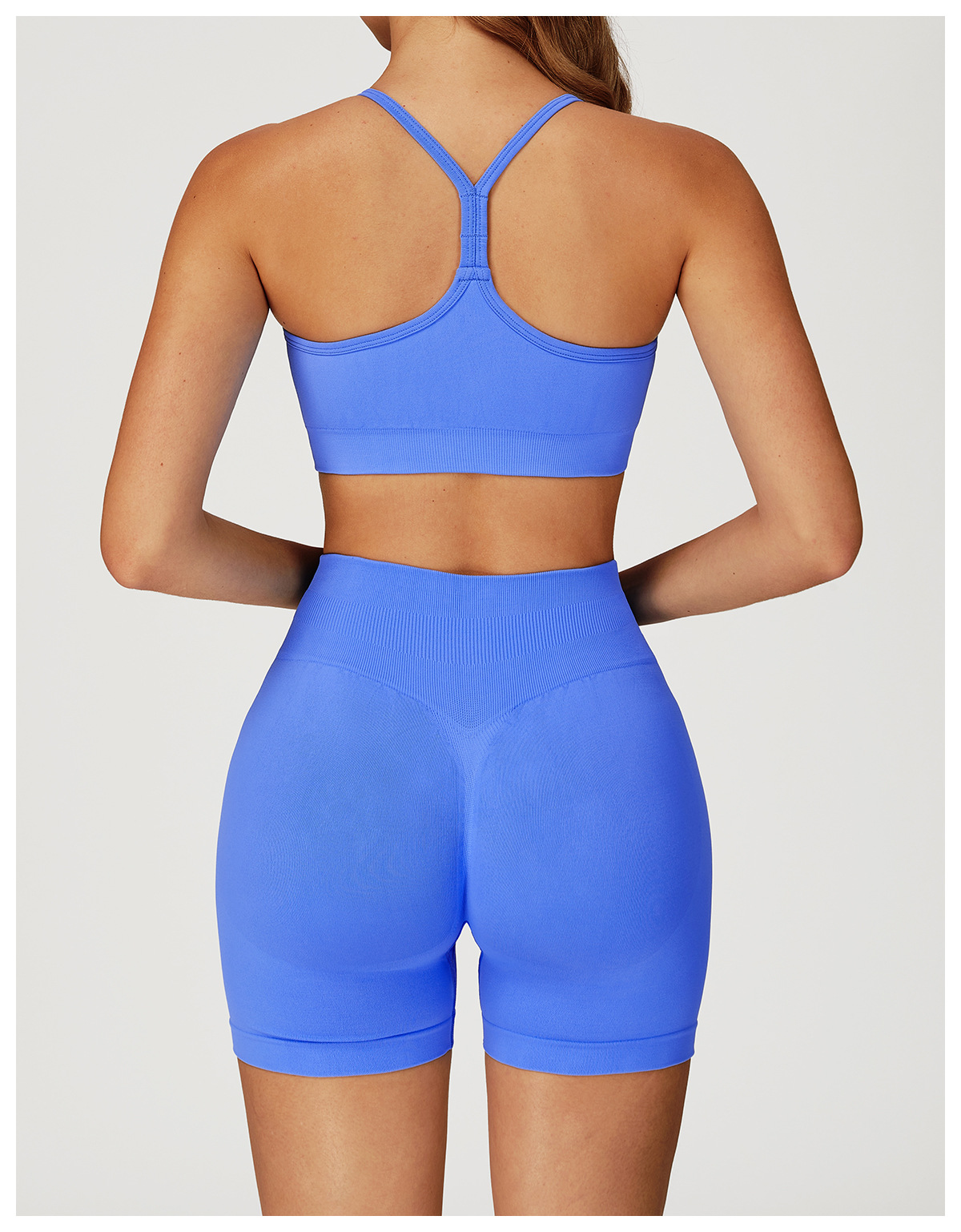Seamless High-Waisted Tight Butt-Lifting Yoga Shorts 4513