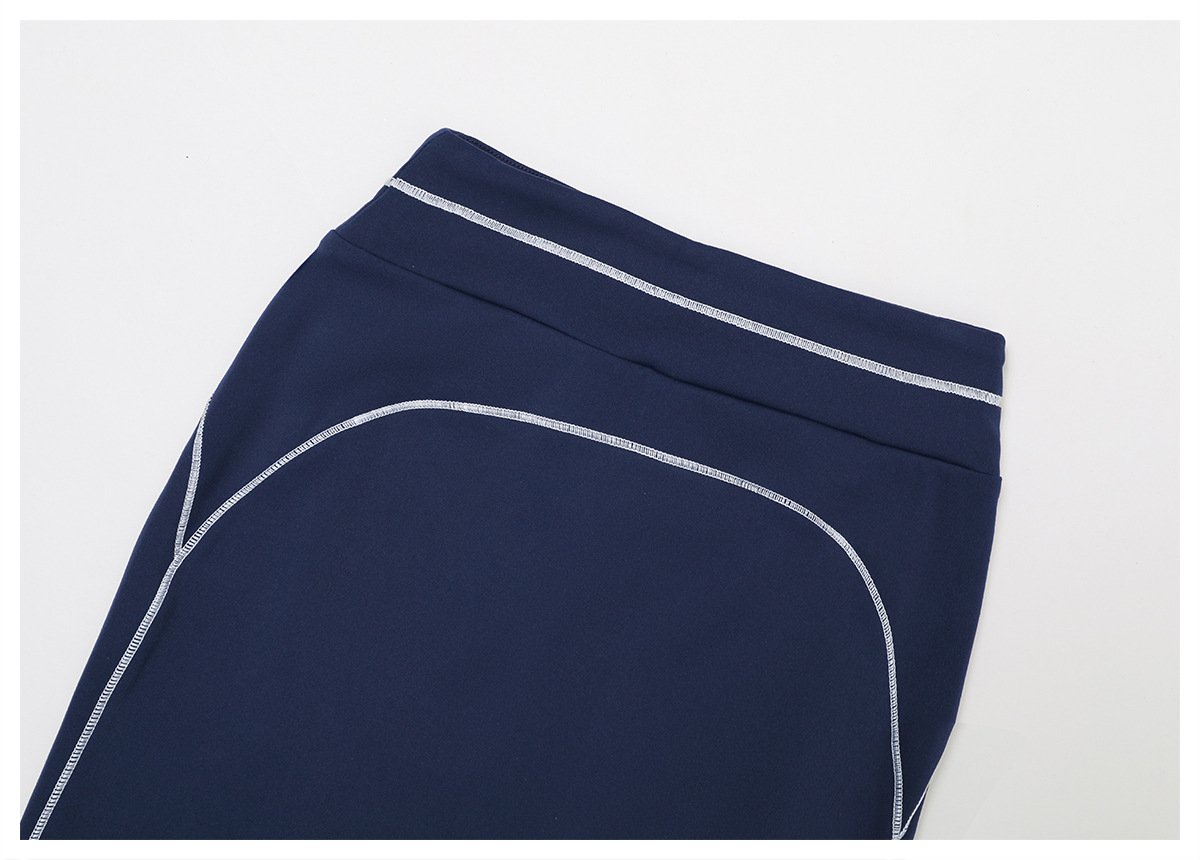  Brushed Folded High-Waisted Yoga Pants 7028