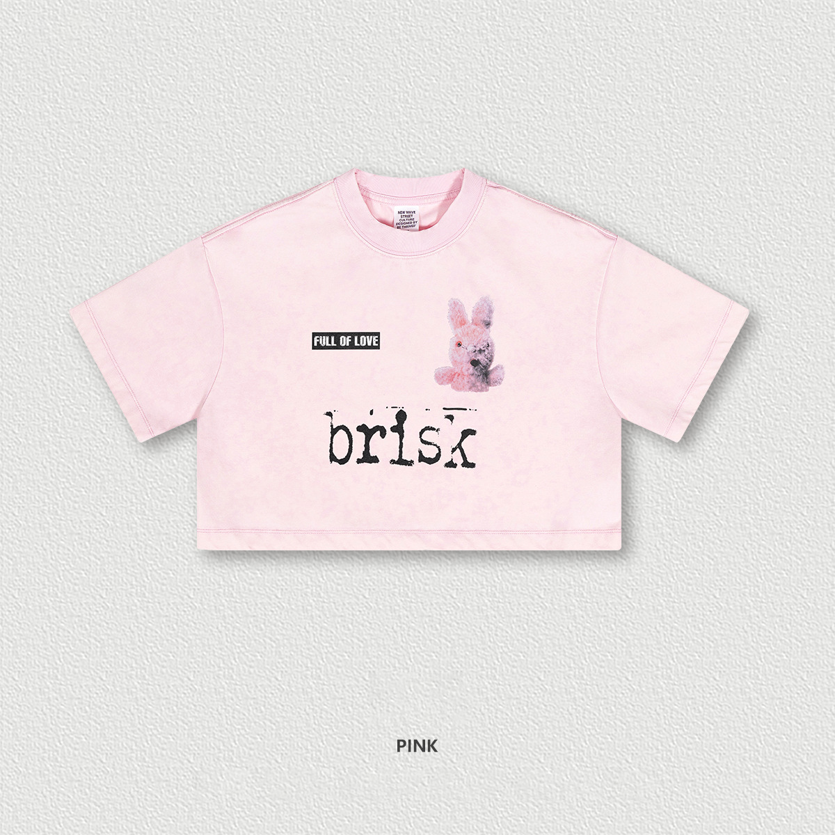 Outdoor Washed Letter Short Sleeve BE4482