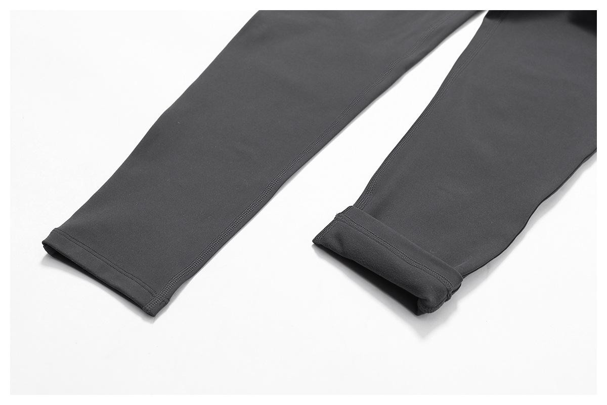 Winter & Autumn Tight Fleece-Lined Yoga Bodysuit 8445