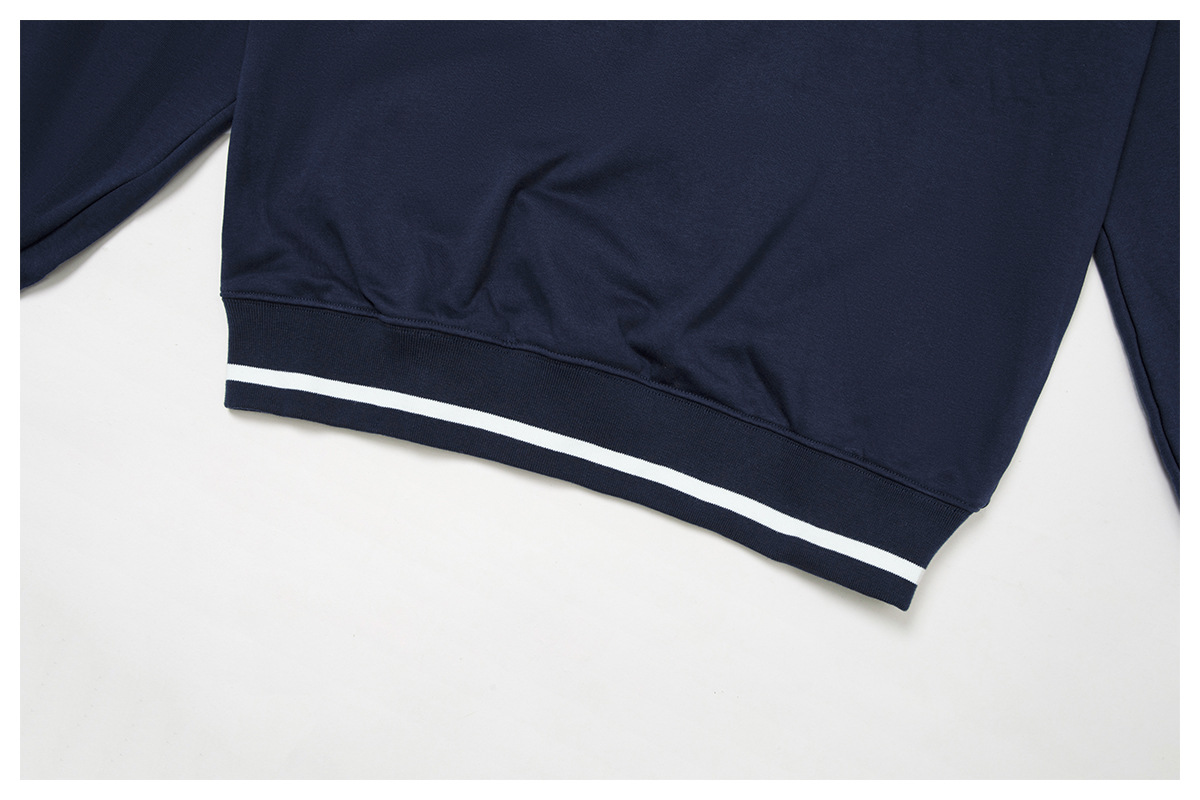 Loose Crew Neck Long-Sleeve Sweatshirt 7028