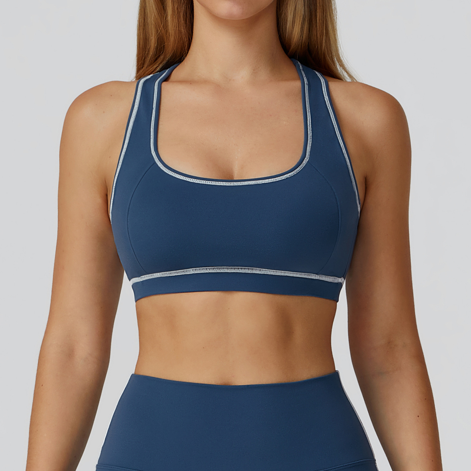Fleece-Backed Backless Sports Tank 2036