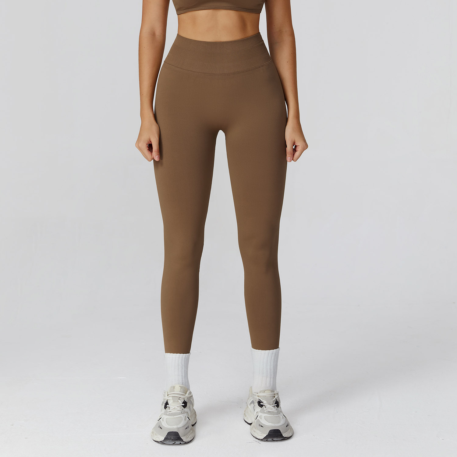 Seamless High-Waist Sports Pants 7026