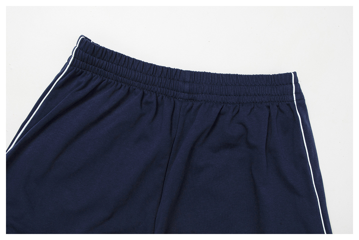 Loose Straight-Leg Pocket Sweatshorts 7028-2
