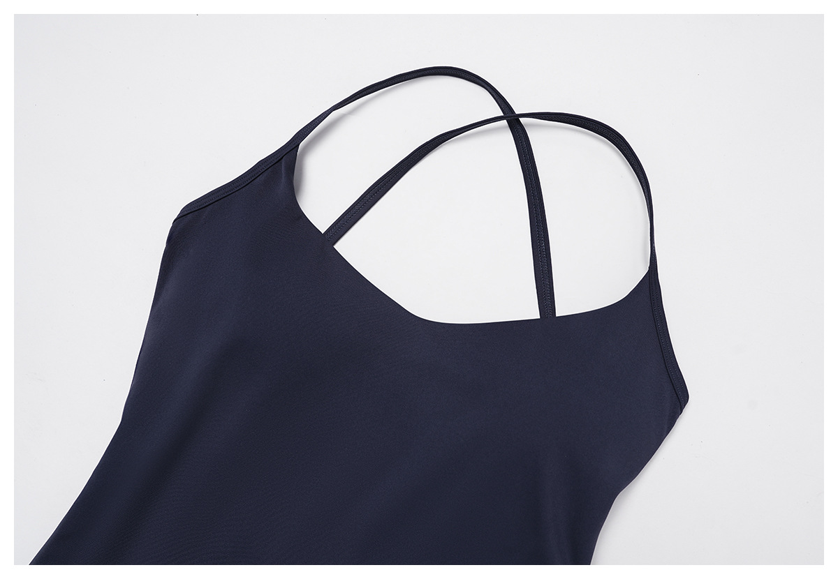 Crisscross Backless Quick-Dry Yoga Tank Top 2043