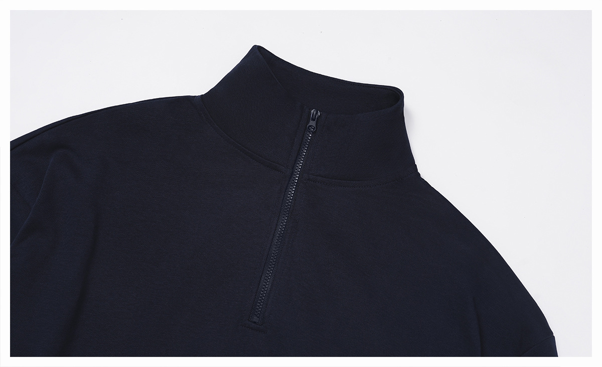 Loose Windproof Zipper Long-Sleeve Sweatshirt 2040