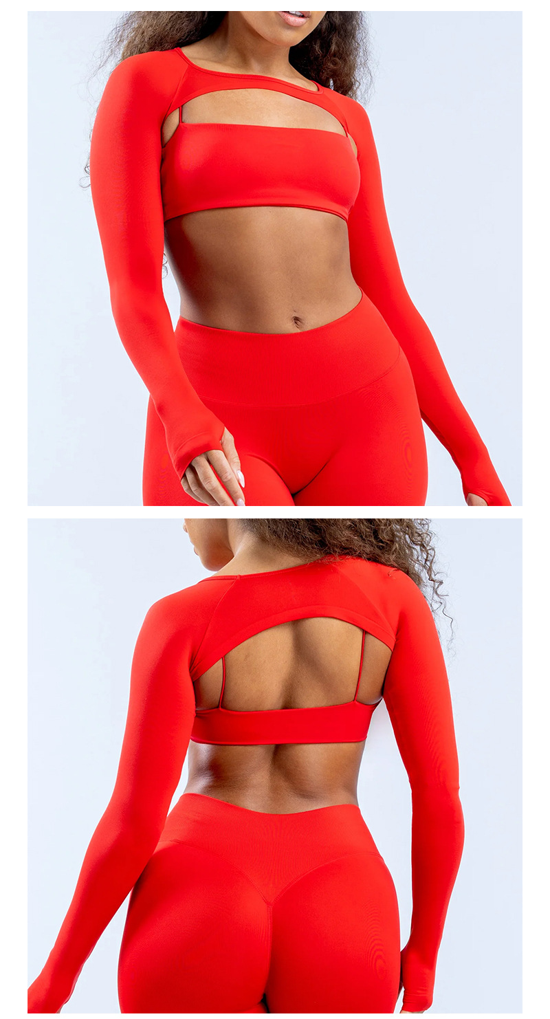  High Elasticity Sports Yoga Top Set LXH321