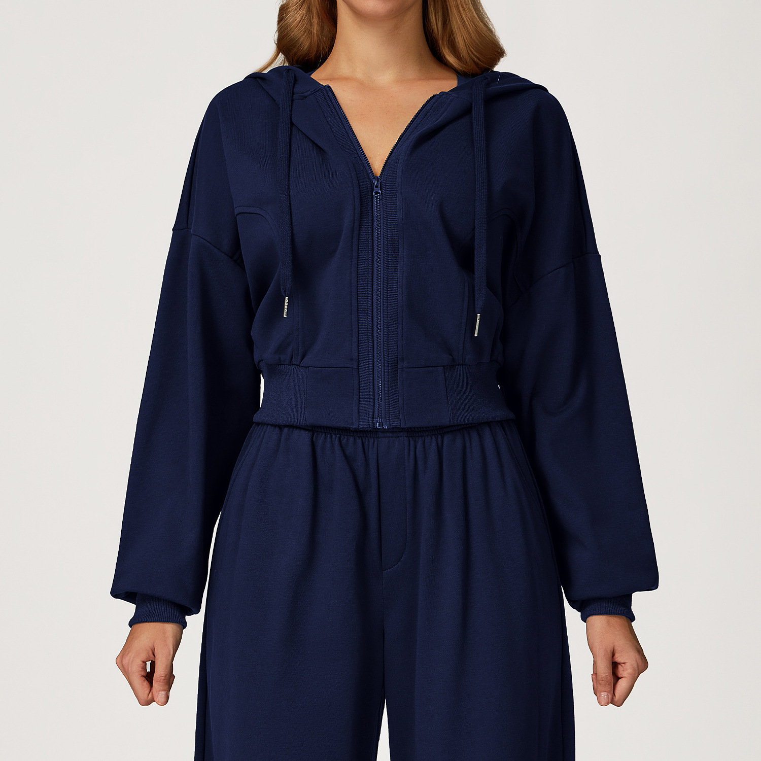 Hooded Zipper Windproof Sweatshirt 2044