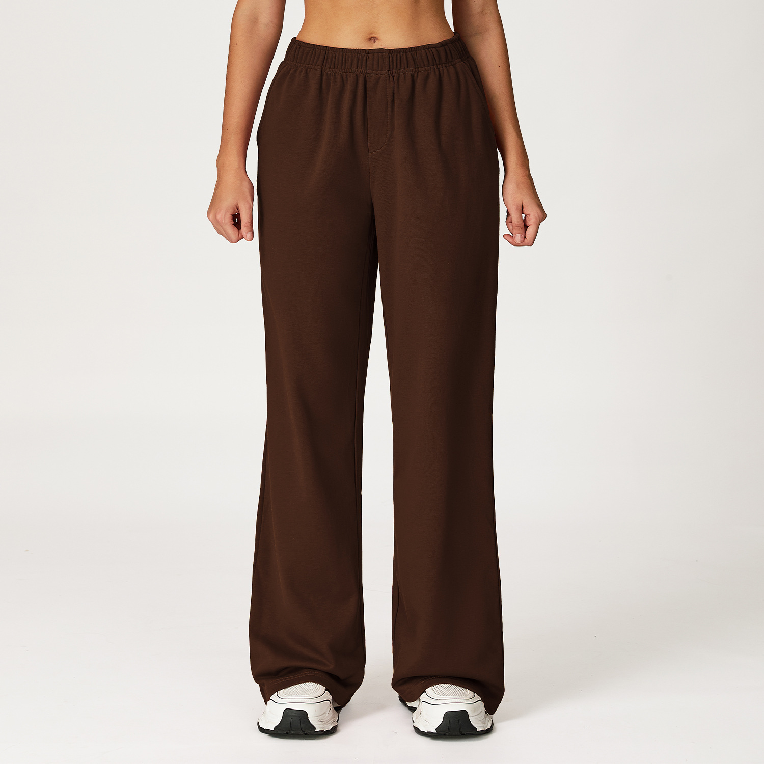 Straight-Leg Loose Sports Sweatpants 2044