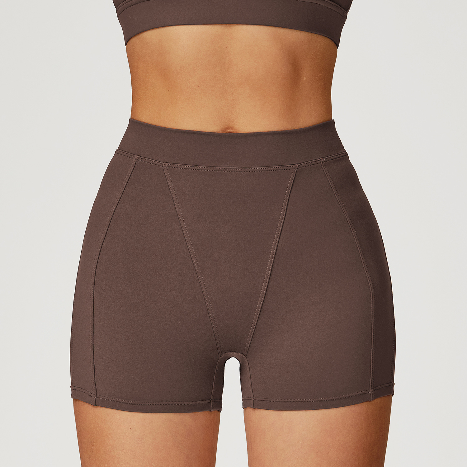 High Waist Tight Yoga Shorts 4509 