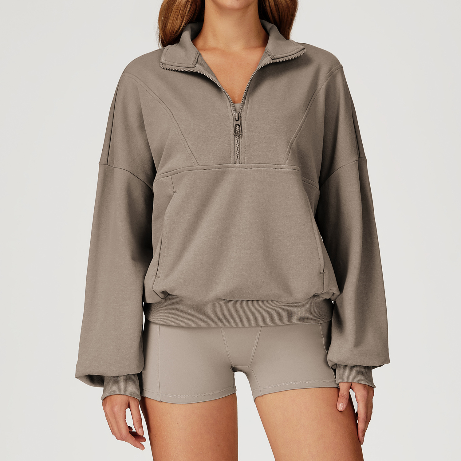 Zipper Windproof Sports Hoodie 4509