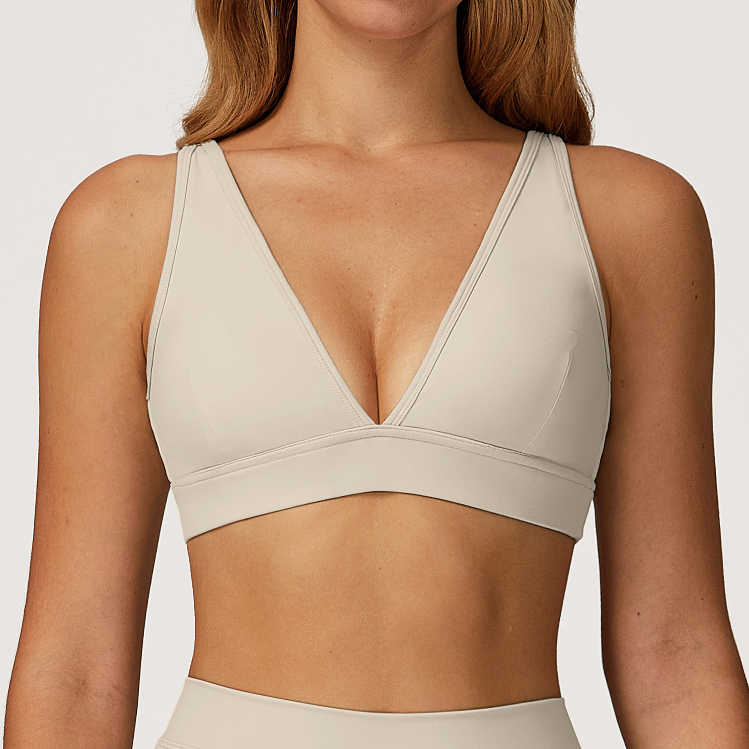Fleece Sexy Back Quick Dry Yoga Bra 4507 