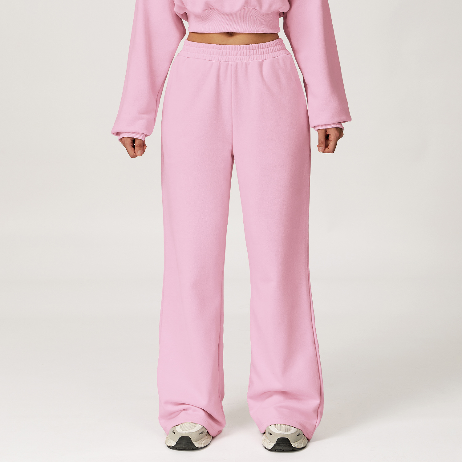 High Waist Wide Leg Sweatpants 4507
