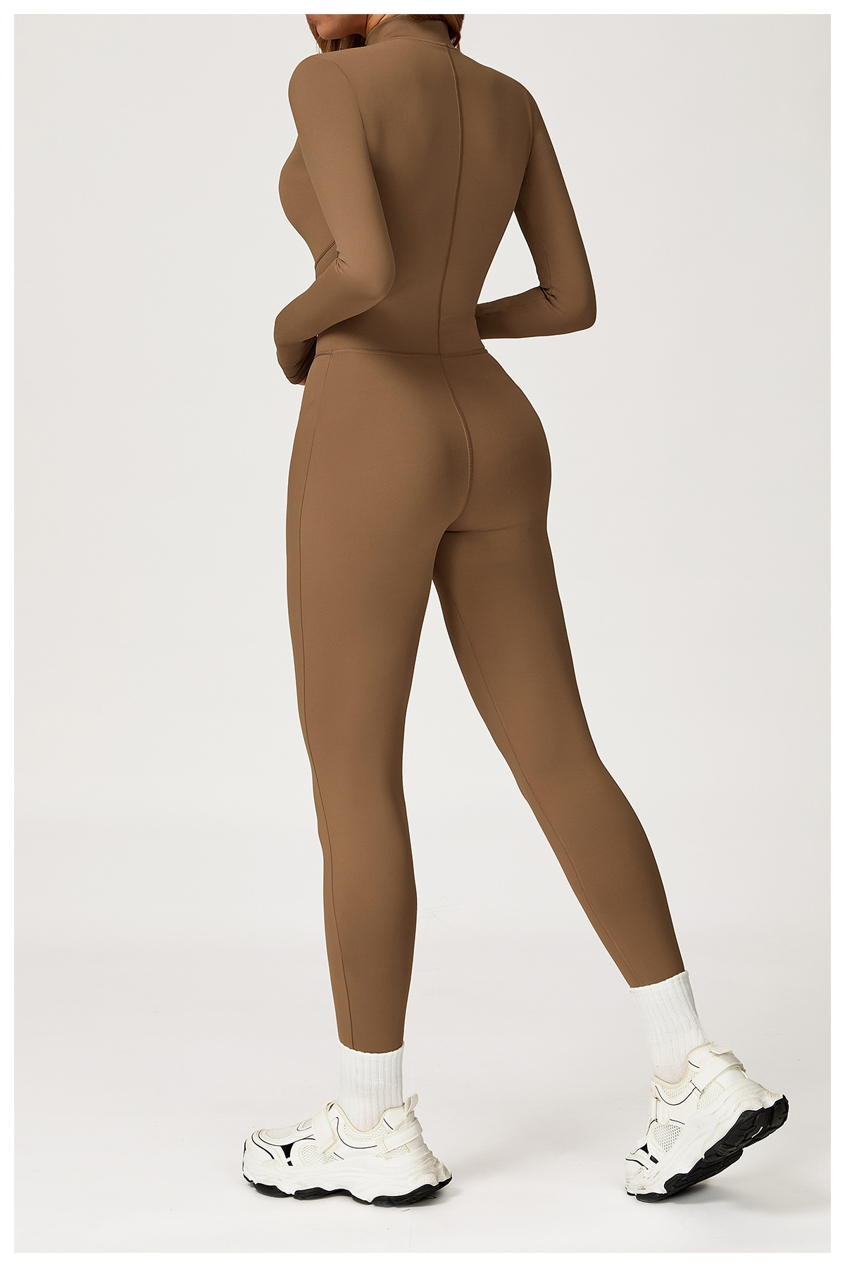 Stand Collar Zipper Long Sleeve Warm Onesie 5050 