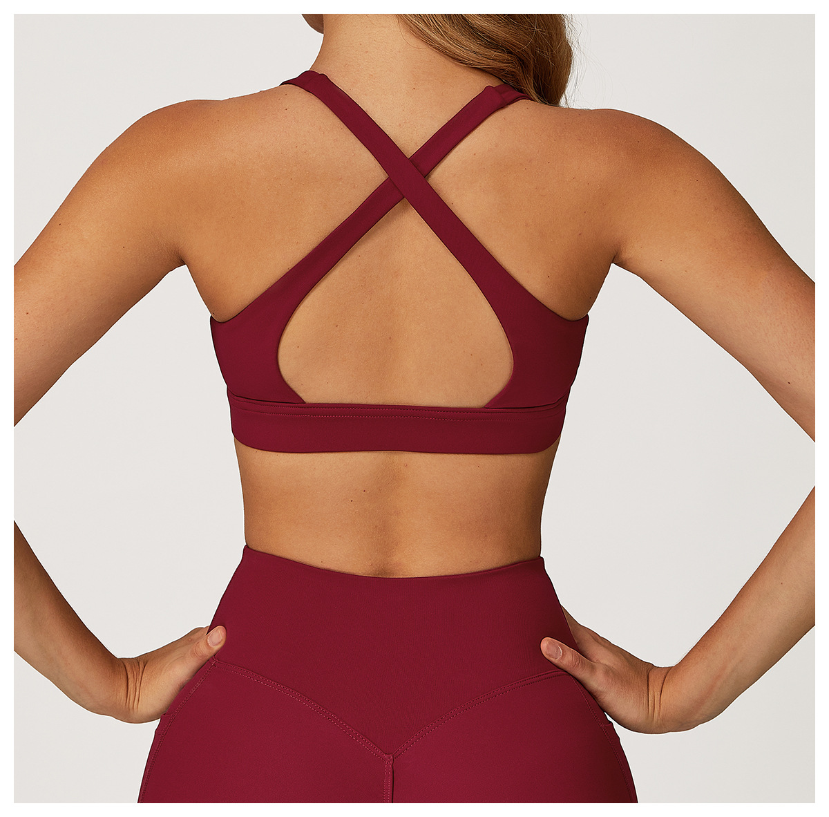 Crisscross Backless Yoga Bra 2044