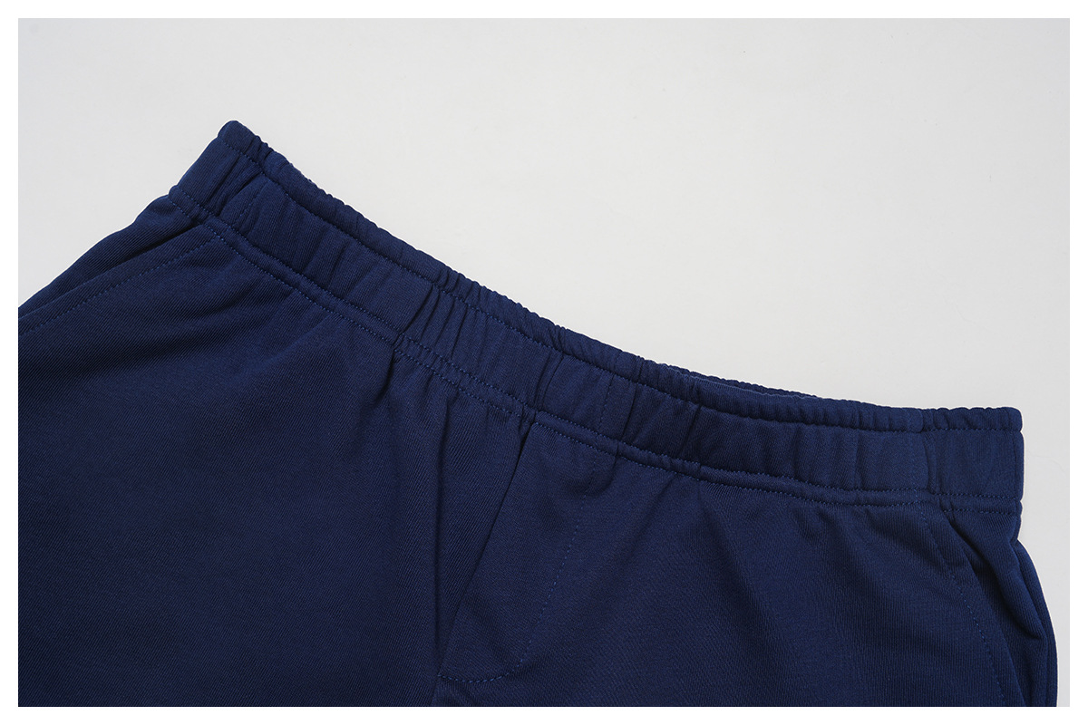 High-Waisted Straight-Leg Sweatshorts 2044