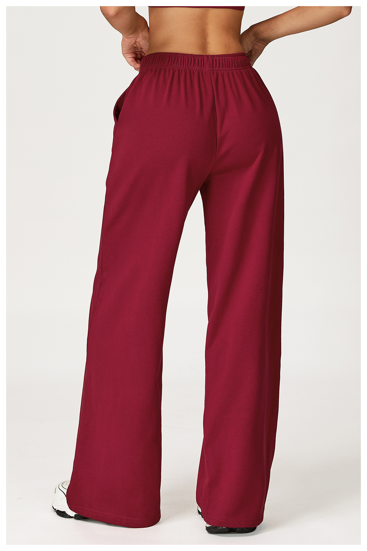 Straight-Leg Loose Sports Sweatpants 2044