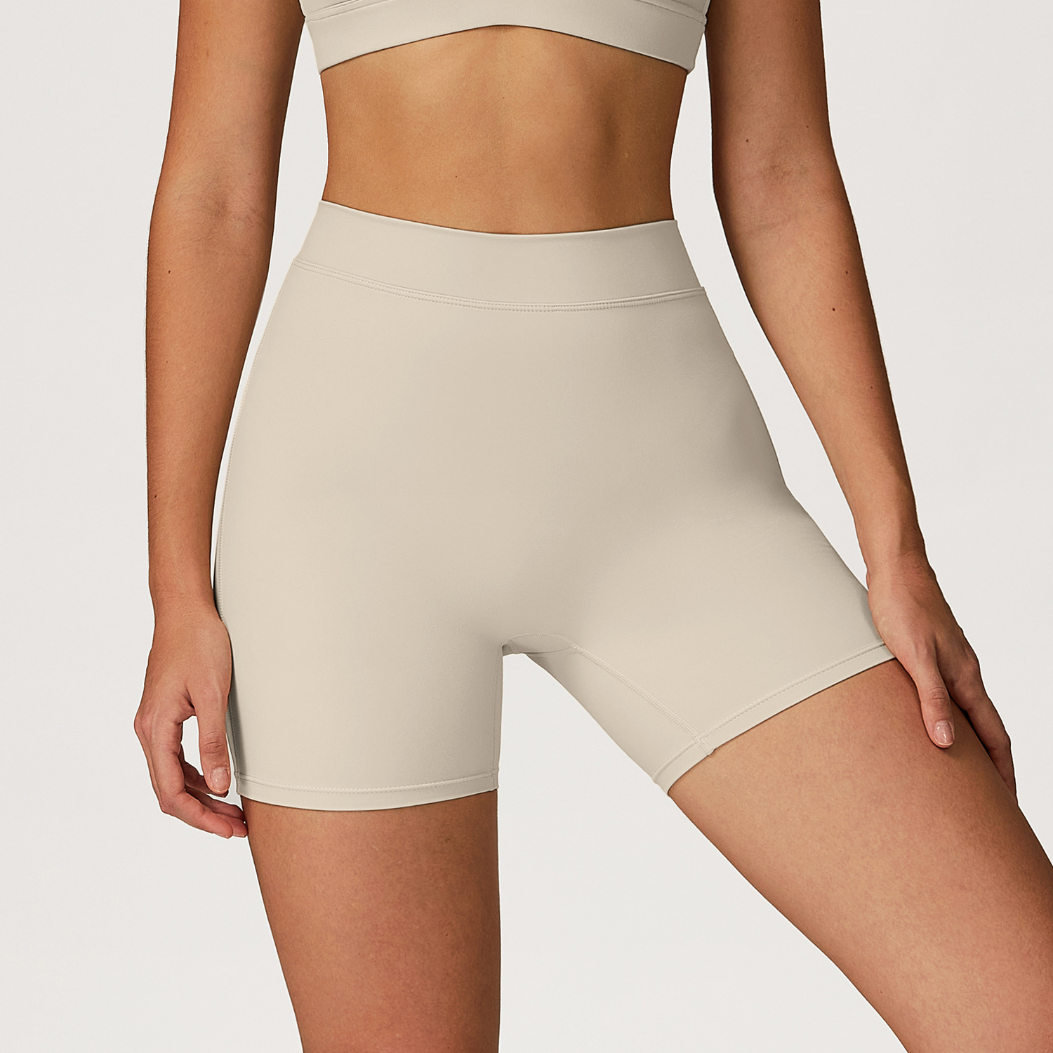 Fleece High Waist Butt Lifting Yoga Shorts 4507