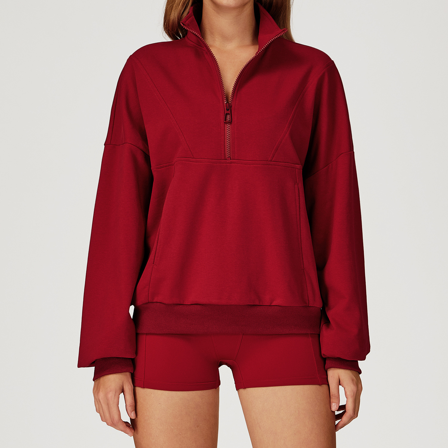 Zipper Windproof Sports Hoodie 4509