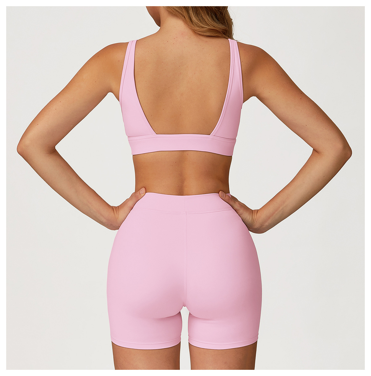 Fleece Sexy Back Quick Dry Yoga Bra 4507 