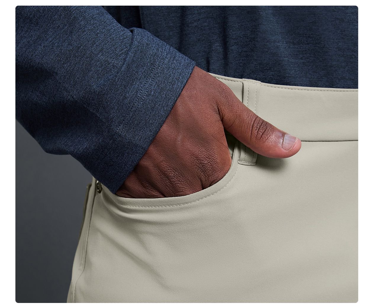  Men's classic slim-fit trousers DMK013