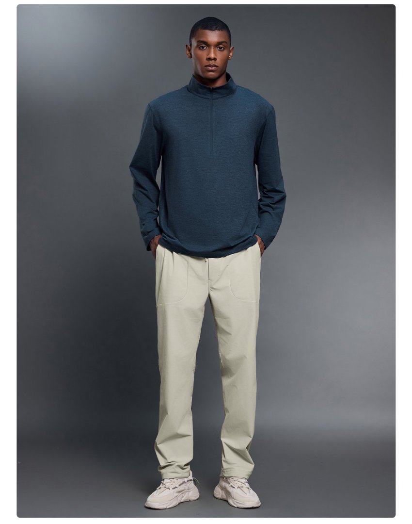  Men's classic slim-fit sports trousers DMK014