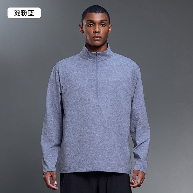  High Elasticity Men's half-zip sweater DMJ032