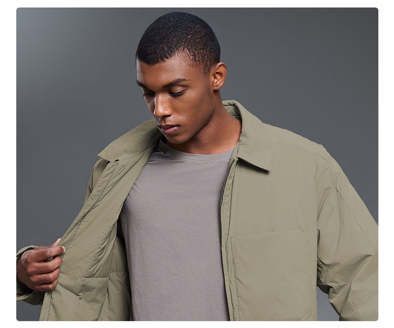  High Elasticity Men's cotton shirt jacket DMJ017